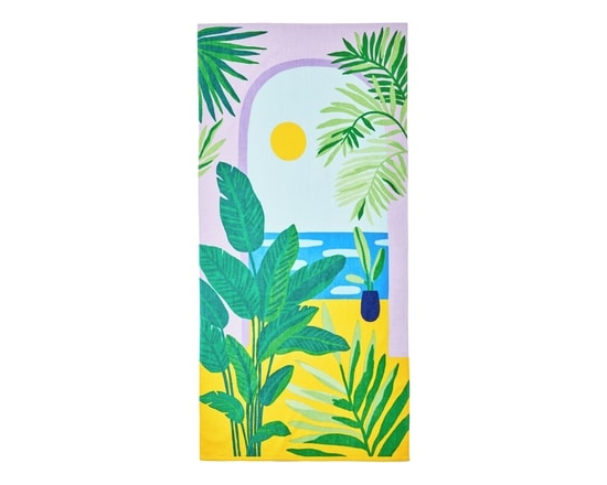 Serviette de plage – plantes - 1.0 EA