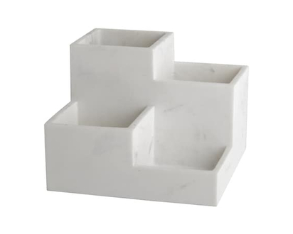 Life at Home 4 Part Marble Organizer Tray - 1.0 EA