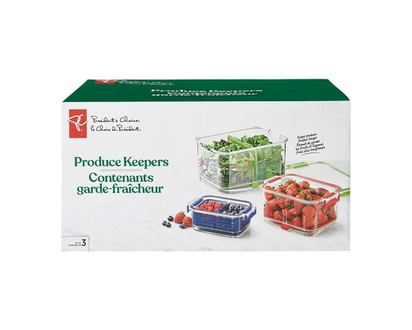 President's Choice Produce Keepers Boxed Set - 3.0 EA