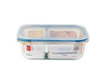 President's Choice Glass 570Ml Divided Storage - 1.0 EA