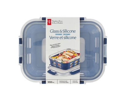 President's Choice Glass & Silicone Container - 1050ml - 1.0 EA