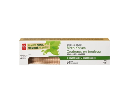 President's Choice Planet First Birch Knives - 24.0 EA