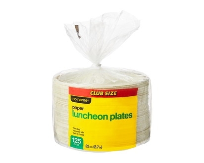 Sans Nom Assiettes à Lunch En Papier Format Club - 125.0 EA