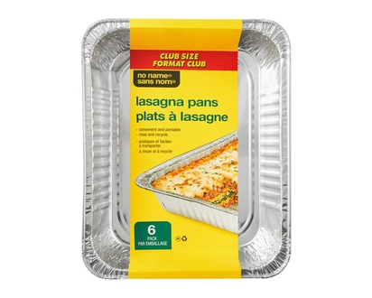 No Name Lasagna Pans - 6.0 EA