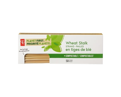 President's Choice Plant First Wheat Stalk Straws - 50.0 EA