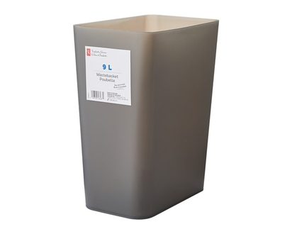 President's Choice 9L Wastebasket Gray - 1.0 EA