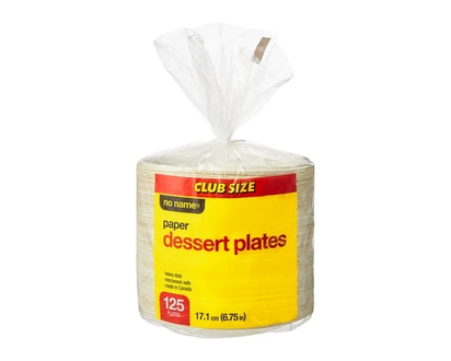 Sans Nom Assiettes à Dessert En Papier Format Club - 125.0 EA