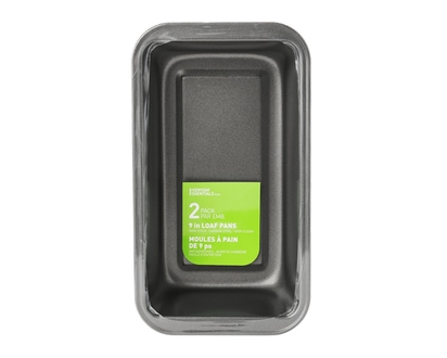 Everyday Essentials Non-Stick Carbon Steel 9-in Loaf Pans 2-Pack - 1.0 EA