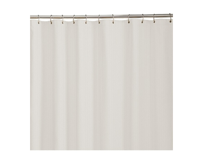 Everyday Essentials Rideau de douche blanc en microfibres - 1.0 EA