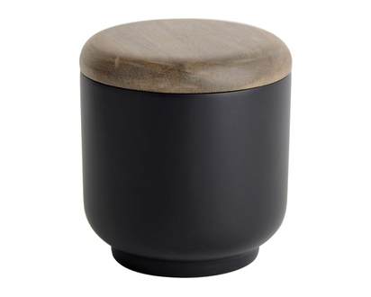 Life at Home Acacia Cotton Box, Black, Small - 1.0 EA