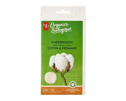 PC Organics Cotton Cheesecloth, Unbleached, 3 Yards - 1.0 EA