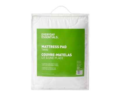 Everyday Essentials Mattress Pad, Twin - 1.0 EA