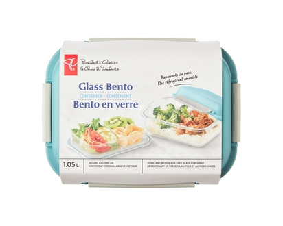 President's Choice Glass Bento Lunch Kit - 1.0 EA