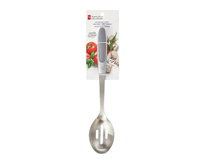 President's Choice Zinc Alloys/ Stainless Steel Slotted Spoon - 1.0 EA