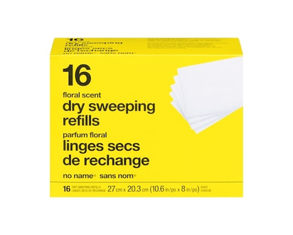 No Name Floral Scented Dry Sweeping Refills - 16.0 EA