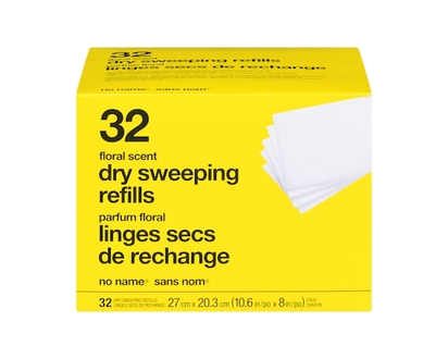 No Name Floral Scented Dry Sweeping Refills - 32.0 EA
