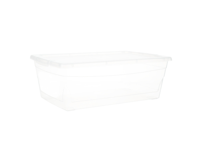 Everyday Essentials Clear Shoe Box, 6L - 1.0 EA