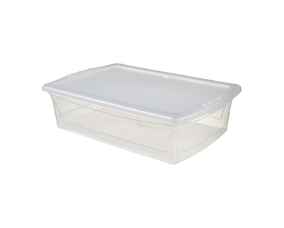 Everyday Essentials Clear Storage Box, 25L - 1.0 EA