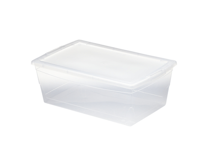 Everyday Essentials Clear Shoe Box, 9L - 1.0 EA