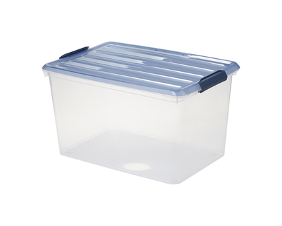 Everyday Essentials Clear Modular Latch Box, 58L - 1.0 EA