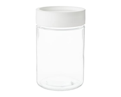 Everyday Essentials Glass Canister with Matte Lid, Medium - 1.0 EA