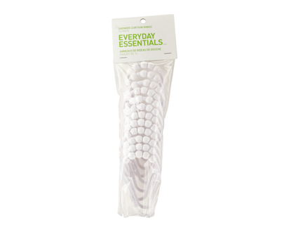 Everyday Essentials Plastic Glide Hooks, White - 1.0 EA