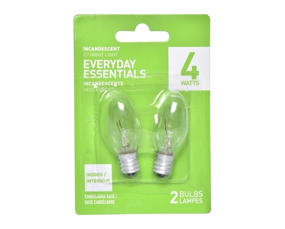 Everyday Essentials Incandescent C7 Night Light Bulbs - 1.0 EA