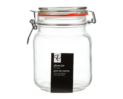 President's Choice Square Clip Top Jar 1L - 1.0 EA