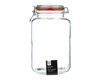 President's Choice Square Clip Top Jar 3.6L - 1.0 EA