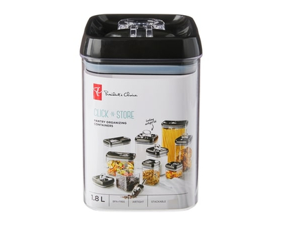 President's Choice Flip Tite Container, Square 1.8 L - 1.0 EA