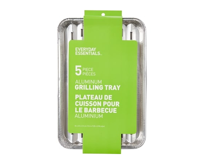 Everyday Essentials Aluminum Grilling Tray 5 pack - 1.0 EA