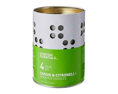 Everyday Essentials Citronella Tin, White - 1.0 EA