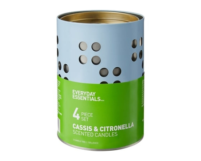 Everyday Essentials Citronella Tin, Blue - 1.0 EA