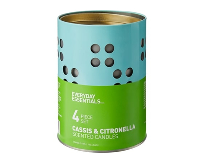Everyday Essentials Citronella Tin, Turquoise - 1.0 EA