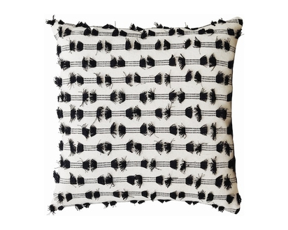Life at Home Clipped Cushion Cover, Black, 18 in x 18 in - 1.0 EA
