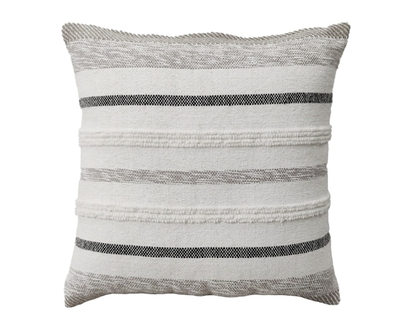 Life at Home Textured Stripes Cushion Cover, 18 in x 18 in - 1.0 EA