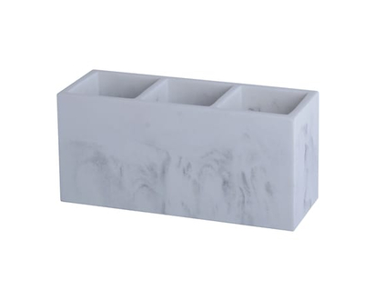 Life at Home Marble Makeup Brush Holder - 1.0 EA