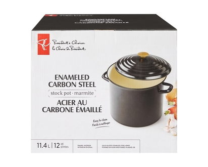 President's Choice Enameled Carbon Steel Stock Pot - 1.0 EA