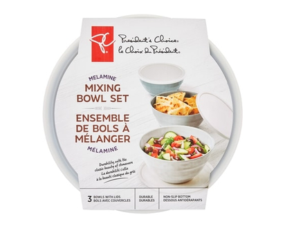 President's Choice Melamine Mixing Bowl Set - 1.0 EA