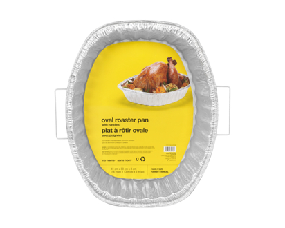No Name Giant Oval Roaster with Handle - 1.0 EA