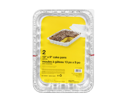 No Name Cake Pans with Lids, 13x9" - 1.0 EA
