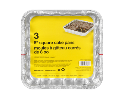 No Name Square Cake Pans - 1.0 EA