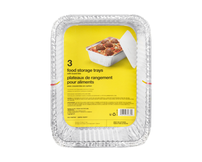 No Name Deep Storage Containers with Folded Lids - 3.0 EA