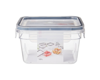 le Choix du Président Boîte Carrée Transparente, 1200 Ml - 1.0 EA