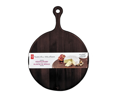 President's Choice Acacia Round Serve Board - 1.0 EA