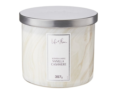 Life at Home Scented Candle Vanilla Cashmere - 1.0 EA