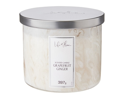 Life at Home Scented Candle Grapefruit Ginger - 1.0 EA