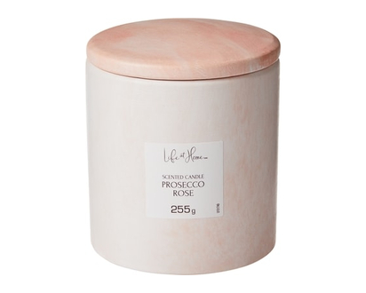 Life at Home Scented Candle Prosecco Rose - 1.0 EA