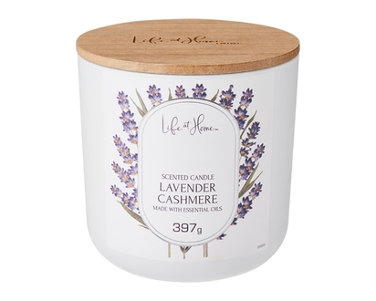 Life at Home Scented Candle Lavender Cashmere - 1.0 EA