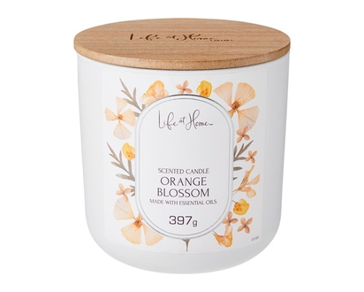 Life at Home Scented Candle Orange Blossom - 1.0 EA